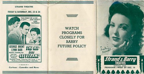 Barry Theatre - Old Flyer From 1949 (newer photo)